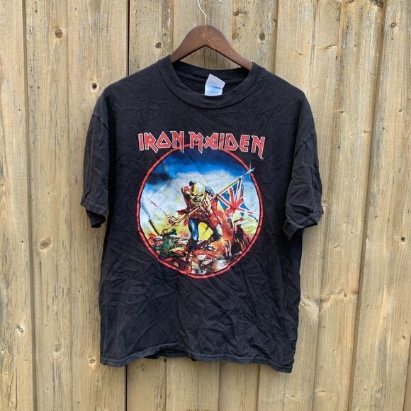 Vintage 2002 Iron Maiden Graphic T Shirt 'The Trooper' Large - Picture 7 of 9